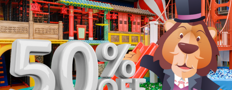 50% discount on Monday, Tuesday and Wednesday